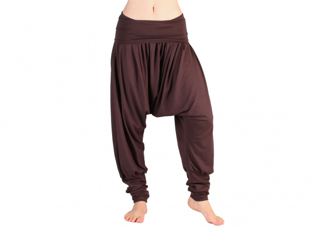 Nohavice Harem Brown