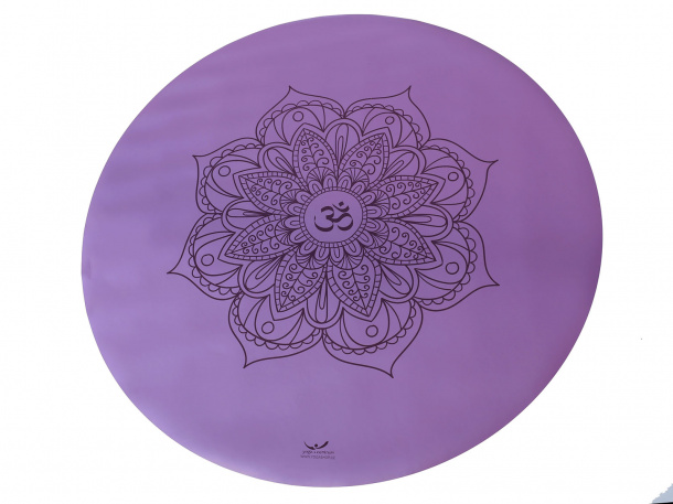 Yogacentrum PU podložka na jogu round Purple 