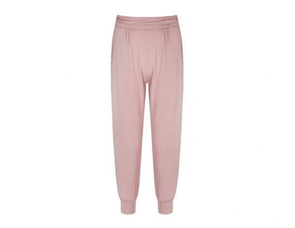 Kalhoty Heavenly Harem Dusky Pink