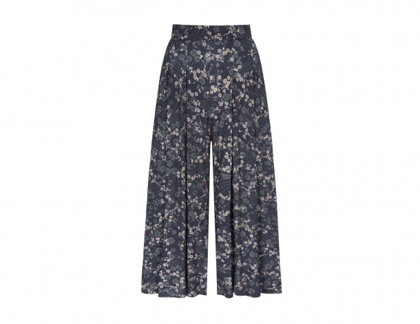 Kalhoty Chi Culottes Japanese Floral