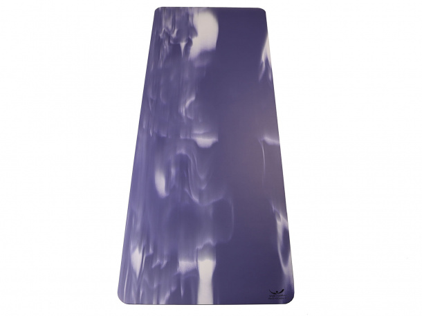 Yogacentrum PU podložka na jógu Marbled Lavender