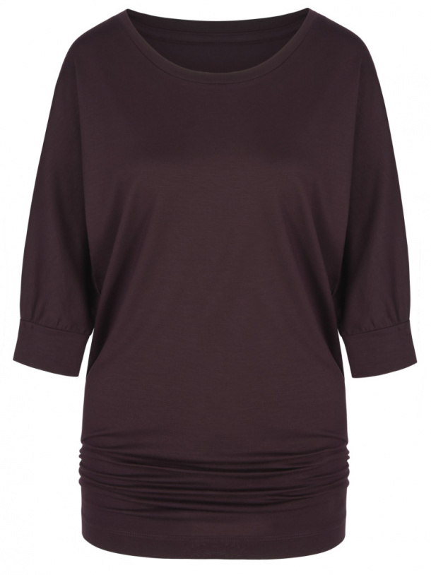 Top Be Grace Batwing Mulberry
