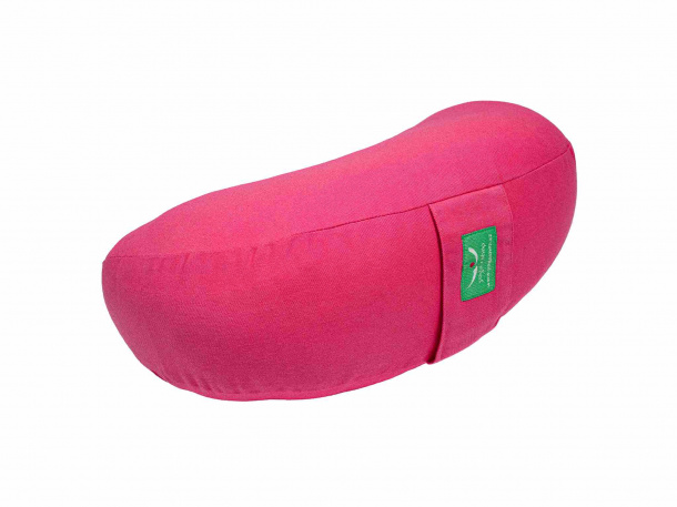 Podporný vankúš Half Moon Dark Pink