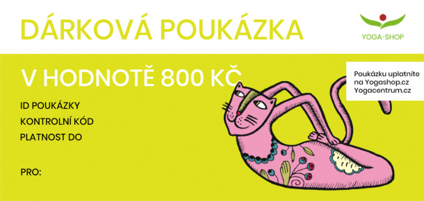 Darčeková poukážka (800 Kč)