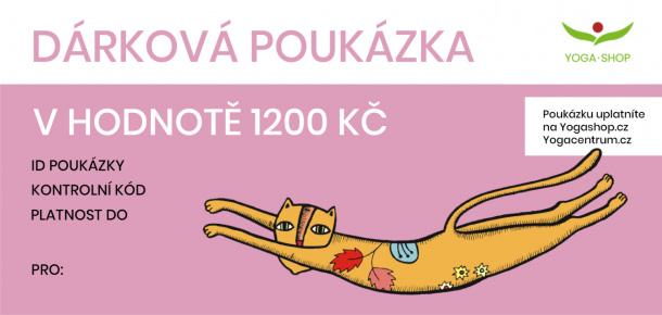 Darčeková poukážka (1200 Kč)