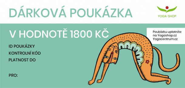 Darčeková poukážka (1800 Kč)