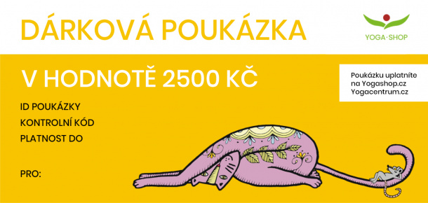 Darčeková poukážka (2500 Kč)