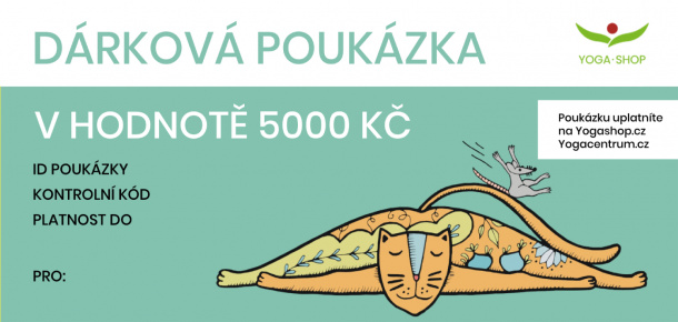 Darčeková poukážka (5000 Kč)