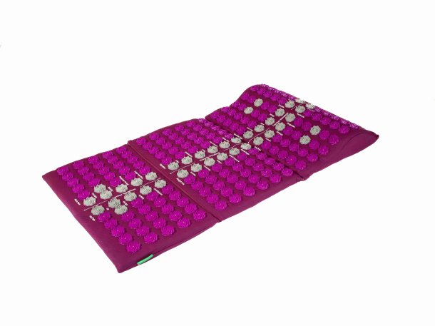 Akupresúrna skladacia podložka Spike mat berry