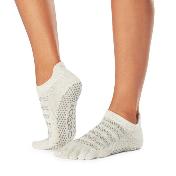 Ponožky na jógu nízké White Sand