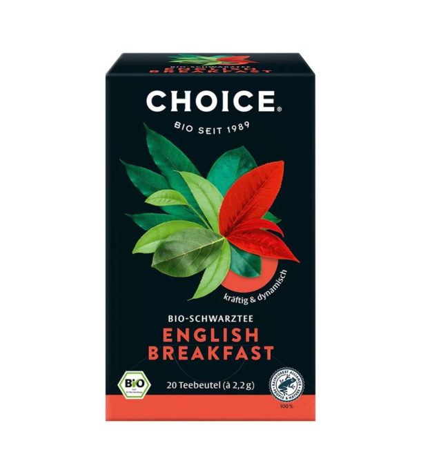 Bio čierny čaj English breakfast CHOICE