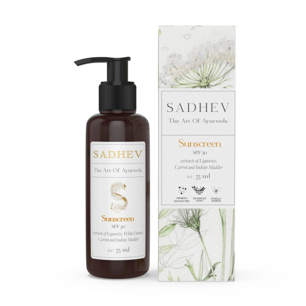 Ajurvédsky opaľovací krém SPF 30