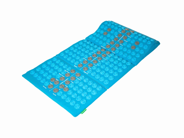 Akupresúrna skladacia podložka Spike mat aqua
