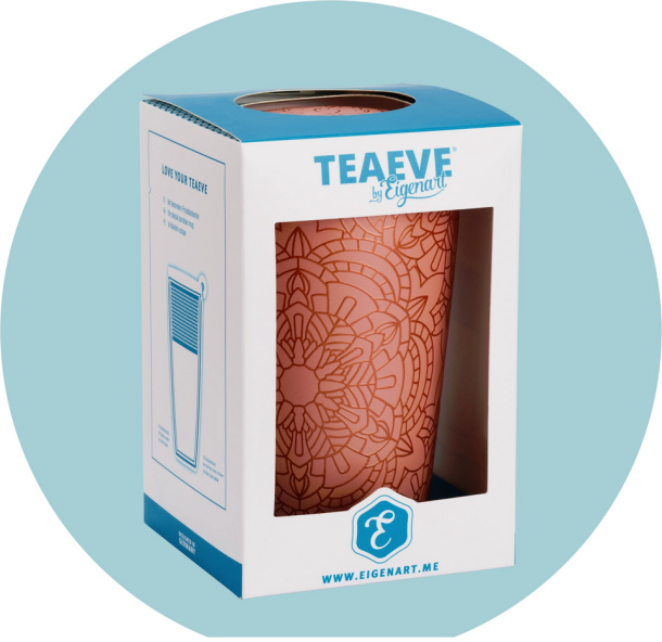 Porcelánový hrnček Teaeve Mandala Brown