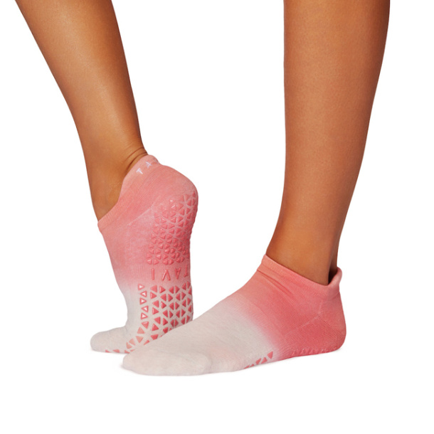 Ponožky na jógu Tavi Savvy Hot Coral Ombre