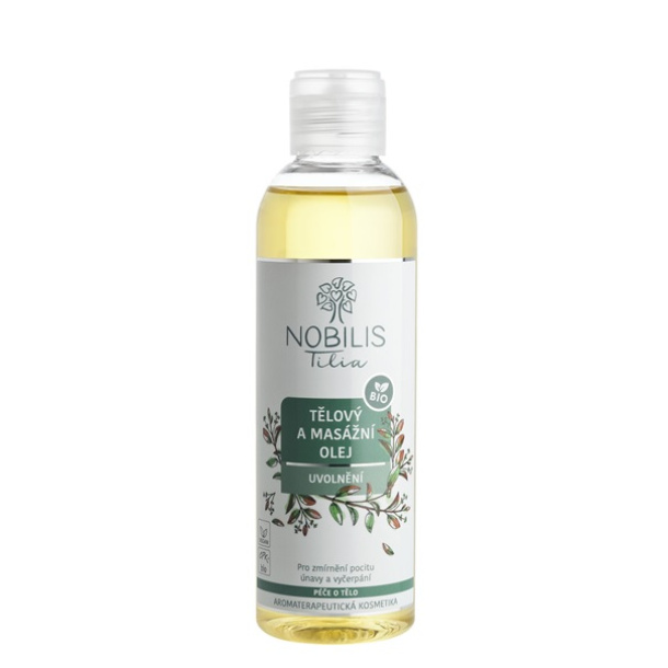 Telový a masážny olej Uvoľnenie: 200 ml