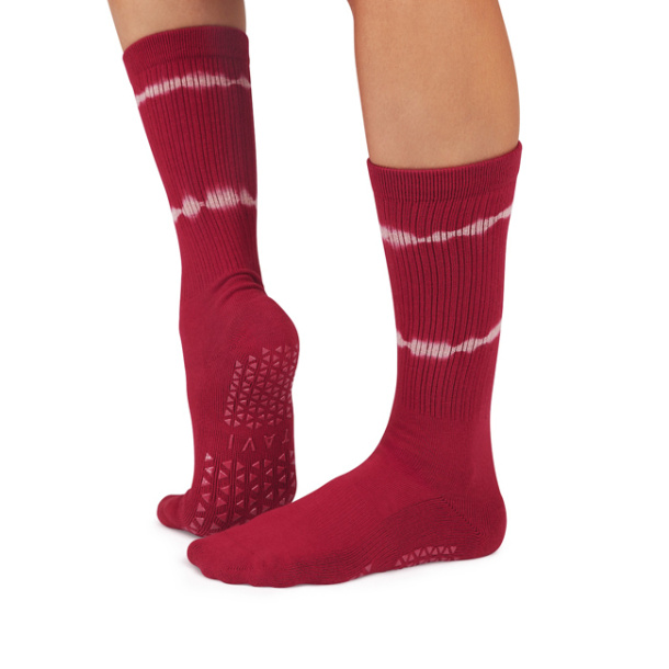 Ponožky na jógu Tavi Kai Ruby Tie Dye Stripe