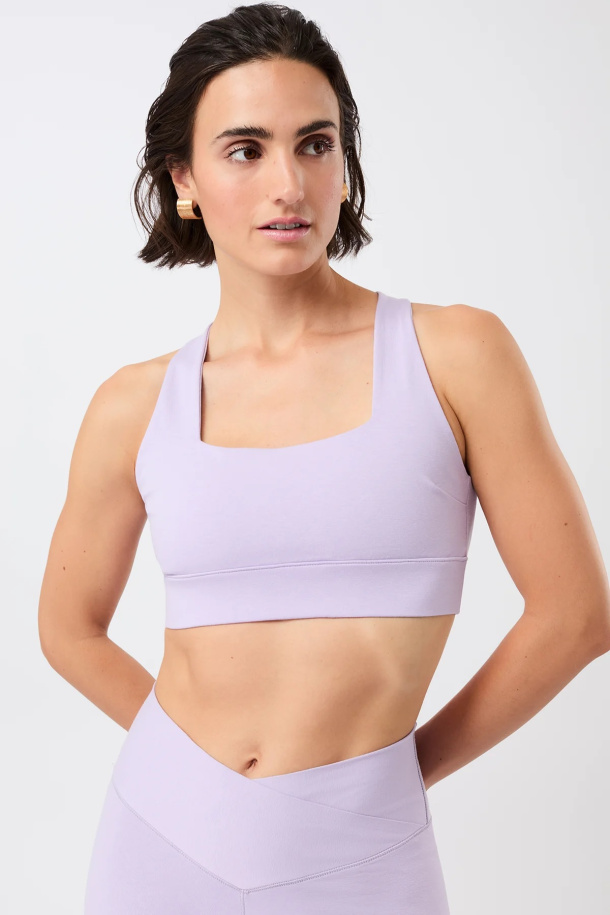 Top French Neck Violet