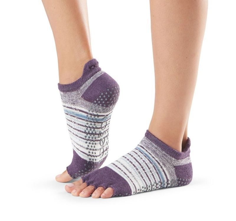 Ponožky na jógu bezprsté nízké Brisk