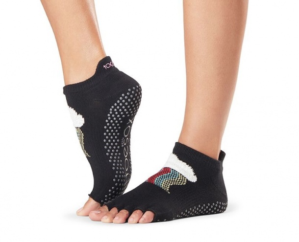 Ponožky na jógu bezprsté nízké Imagine