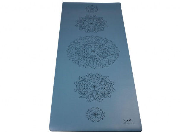 Yogacentrum PU podložka na jogu Mandala Blue