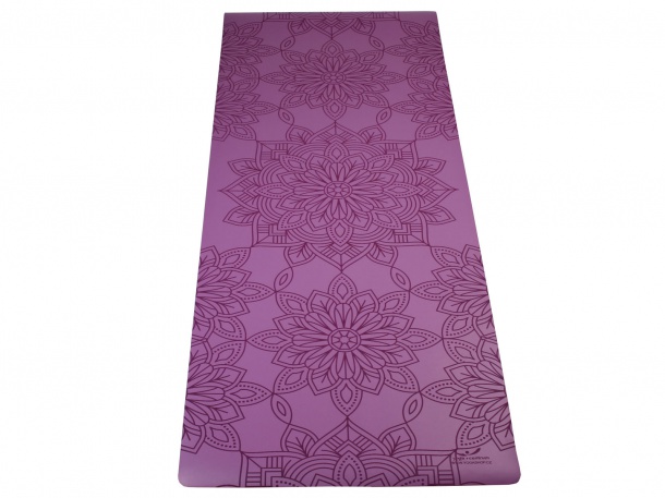 Yogacentrum PU podložka na jogu Mosaic Purple