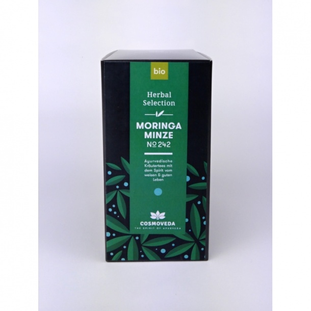 BIO BYLINNÝ ČAJ MORINGA A MÁTA