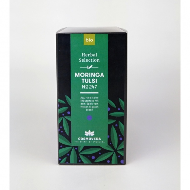 BIO BYLINNÝ ČAJ MORINGA A TULSI
