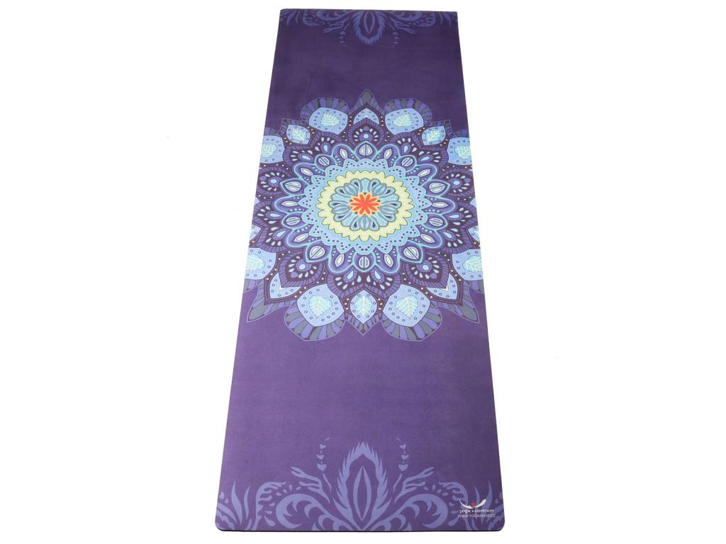 Designová podložka na jógu Blue Flower