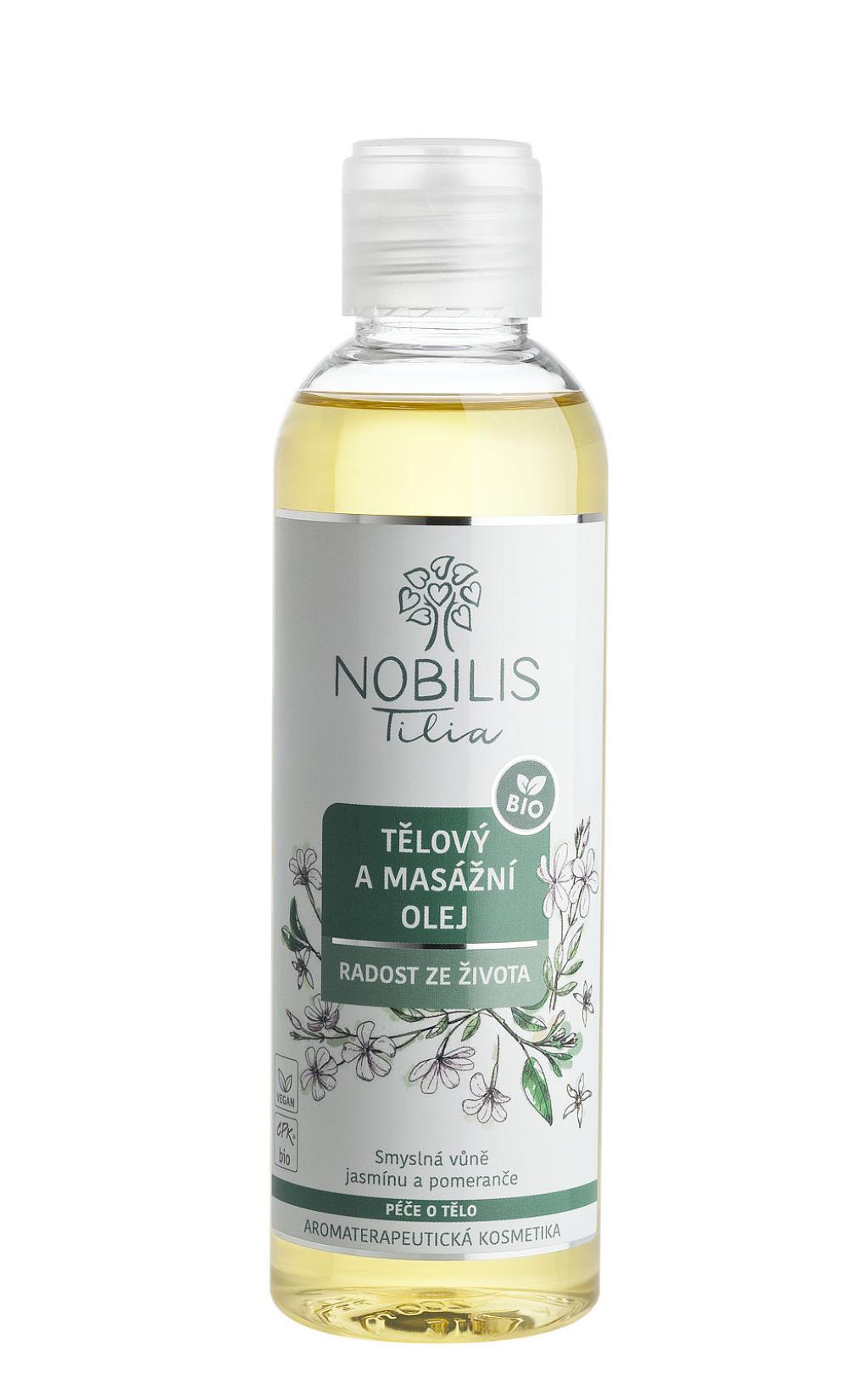 Tělový a masážní olej Radost ze života: 200 ml 