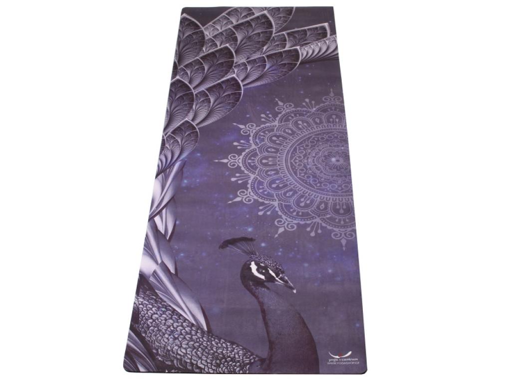 Designová podložka na jógu Peacock