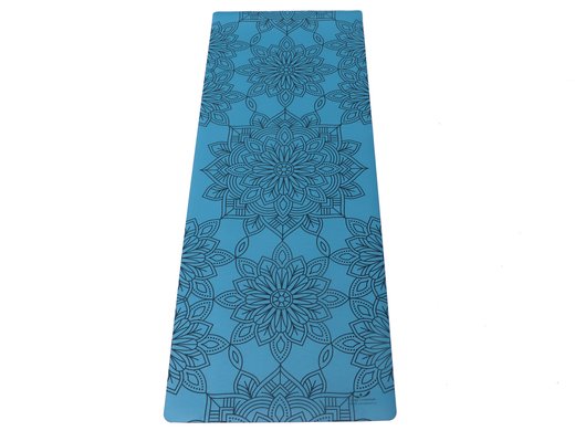 Yogacentrum PU podložka na jogu Mandala Mosaic Blue